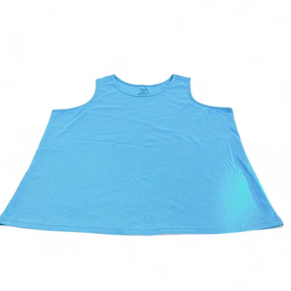 Studio Works Sea Aqua Plus Women's Tank Top Size 2XL, NWT